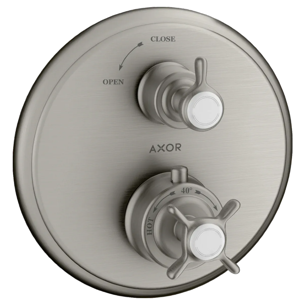 Axor Montreux Innebygd Termostatmodul med kryssgrep og avsperring - 1 uttak