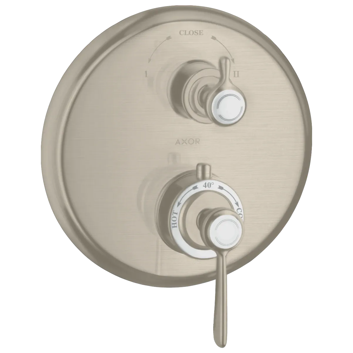 Axor Montreux Innebygd Termostatmodul med vingegrep og avsperring/vender - 2 uttak