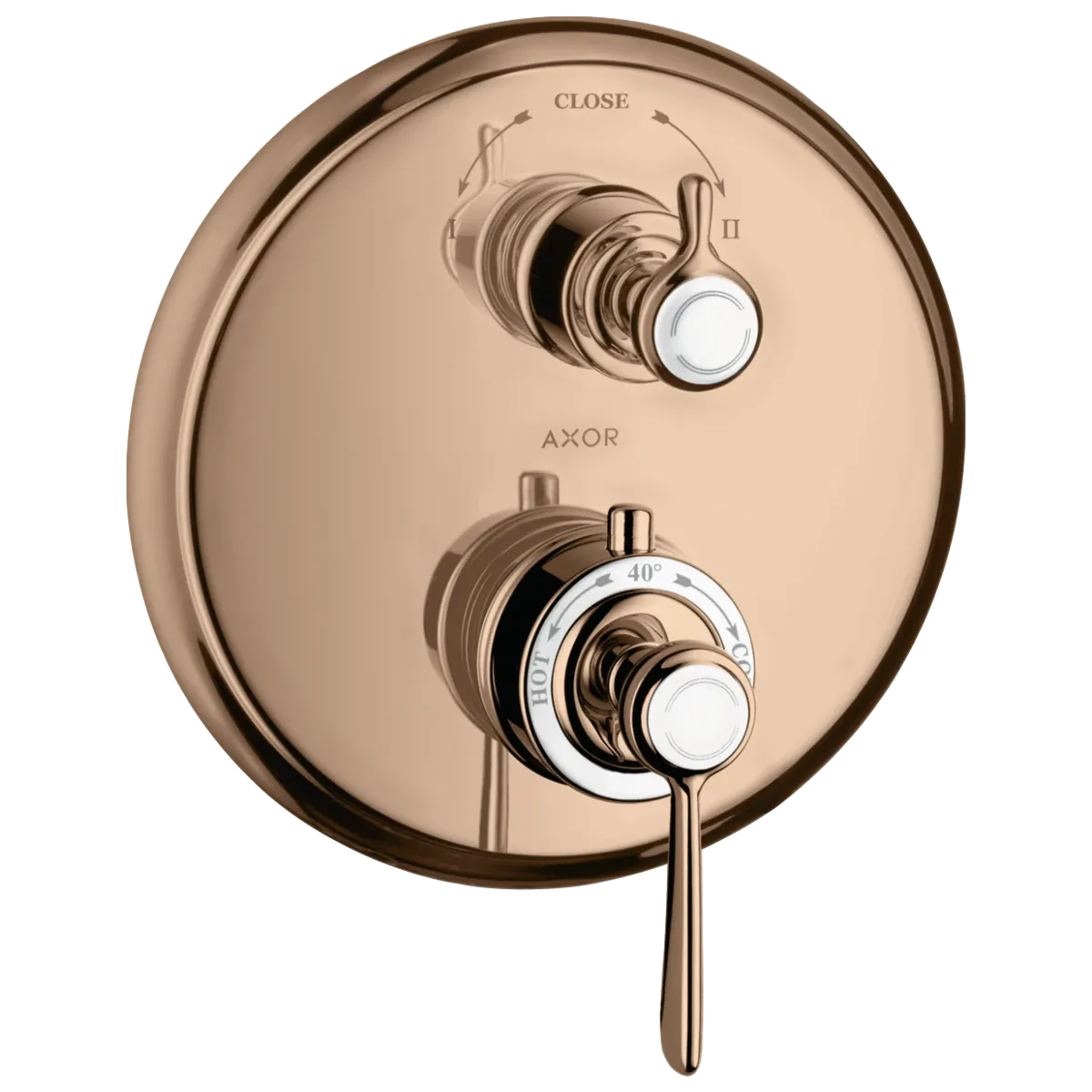 Axor Montreux Innebygd Termostatmodul med vingegrep og avsperring/vender - 2 uttak