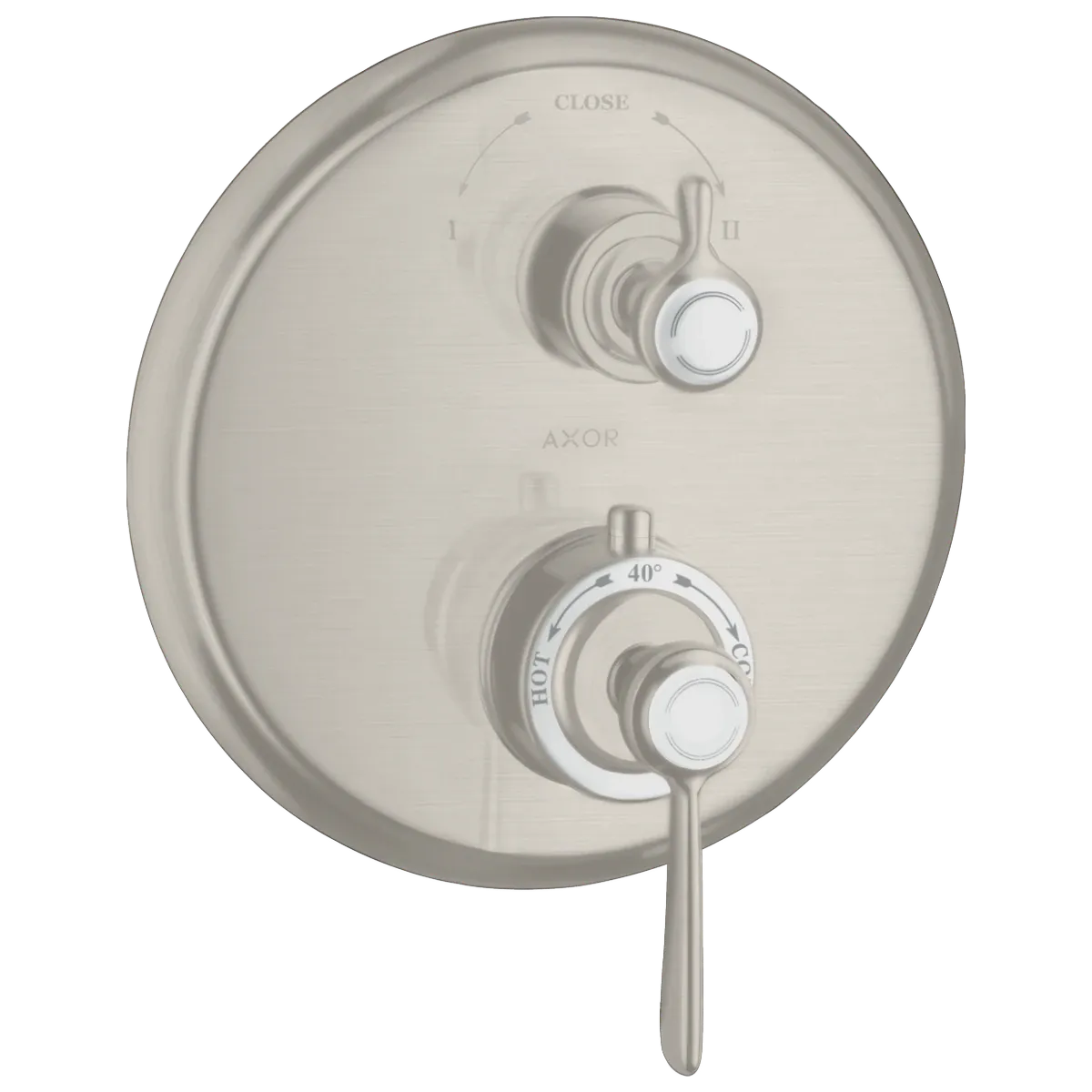 Axor Montreux Innebygd Termostatmodul med vingegrep og avsperring/vender - 2 uttak