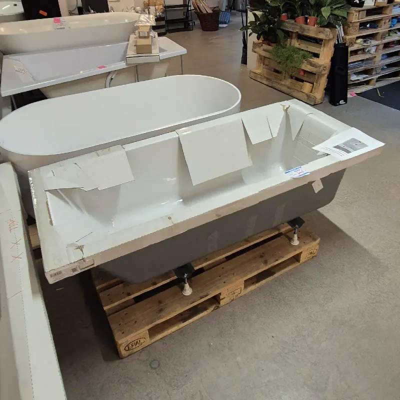 OUTLET: Strømberg Quantum Badekar 160x70 cm Innebygd Carronite