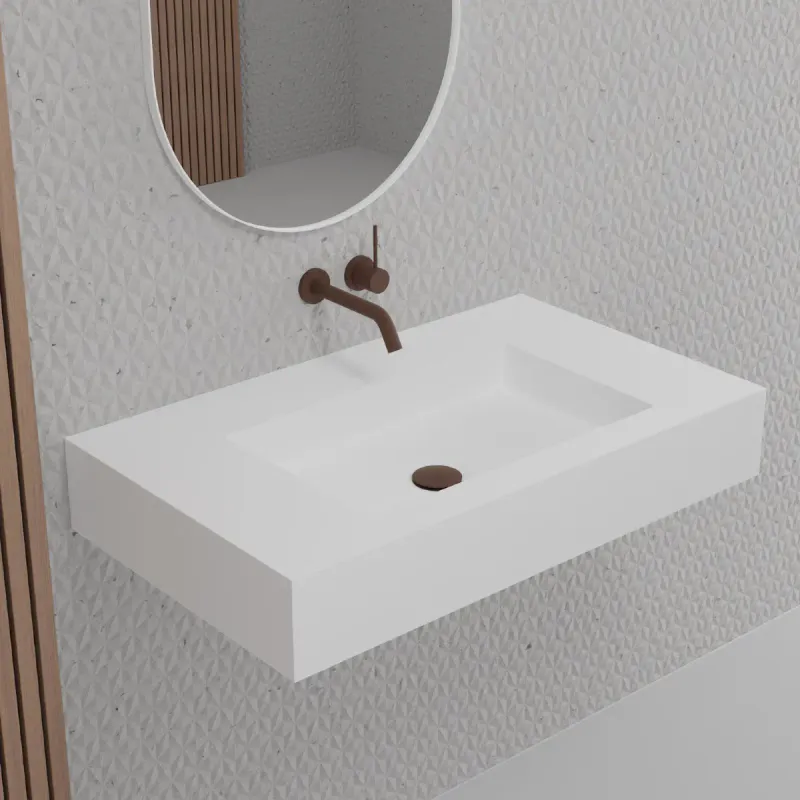 Scandtap Solid SW4 Vegghengt Servant 80x47 cm