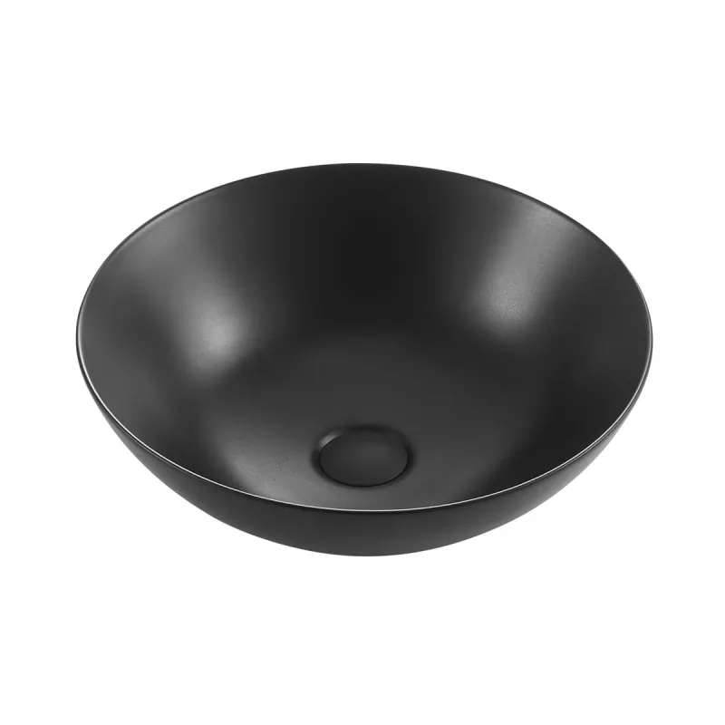 Scala Bad Nero servant ø40,5 cm toppmontert matt sort porselen