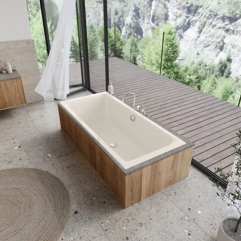 Kaldewei PURO NEXT COMBI Mod 1437 Innebygd Badekar 190x90 cm