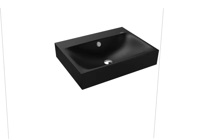 Hovedbilde Kaldewei SILENIO Vegghengt Servant Mod 3044 60x46 cm, Black Matt 100, ...