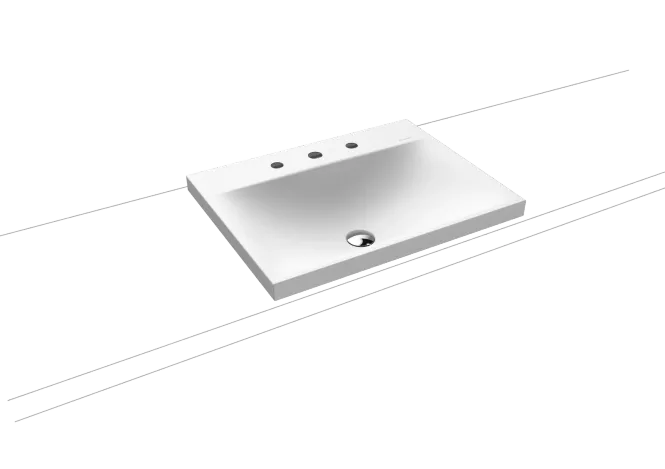 Hovedbilde Kaldewei SILENIO Toppmontert Servant Mod 3040 60x46 cm, Alpine White ...