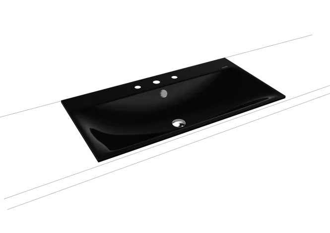 Hovedbilde Kaldewei SILENIO Nedfelt Servant Mod 3038 90x46 cm, Black, 3 ...