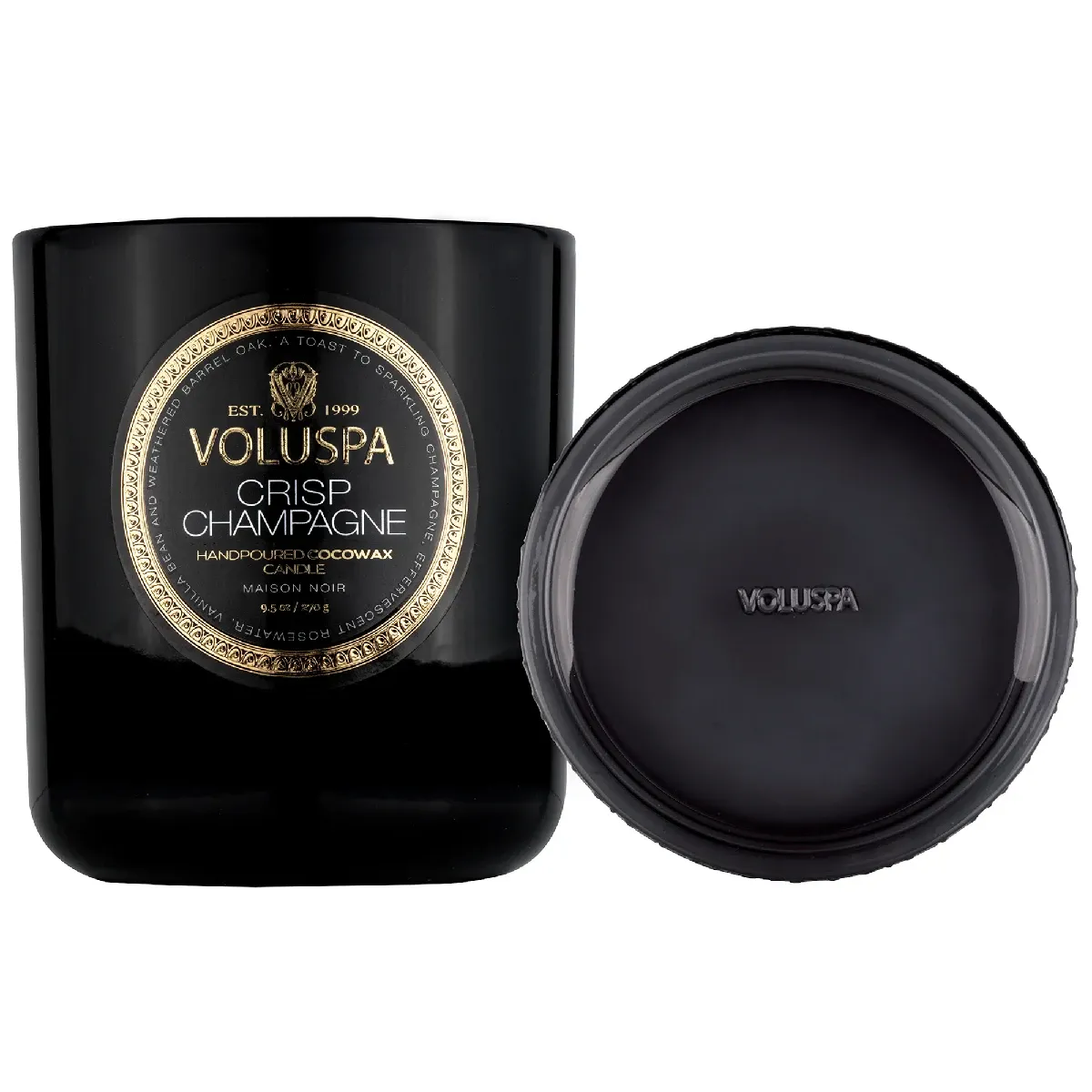 Voluspa Maison Noir Classic Duftlys - Crisp Champagne
