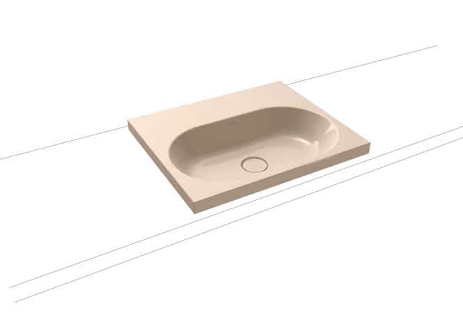 Hovedbilde Kaldewei CENTRO Mod 3055 Toppmontert Servant, 60x50 cm, Bahama Beige, ...