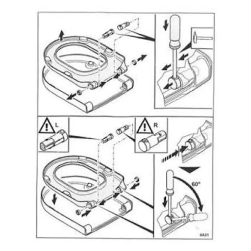 Villeroy & Boch Dempersett for Subway/Subway 2.0 Toalettsete (2-pk)